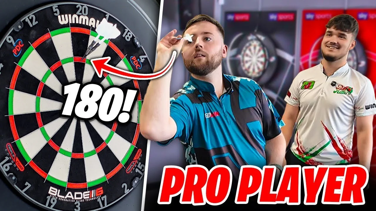 Can We BEAT a PRO Dart Player?!