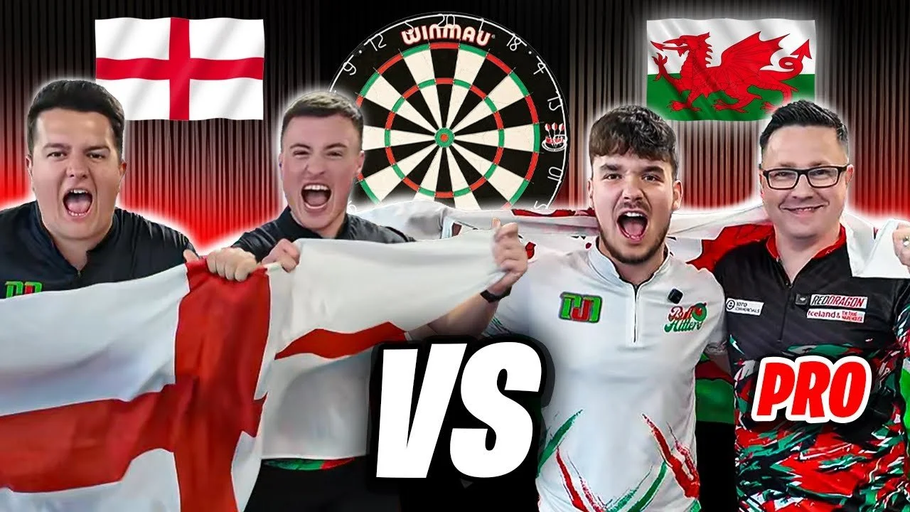 BULLHITTERS - WALES Vs ENGLAND | World Cup Darts Pairs
