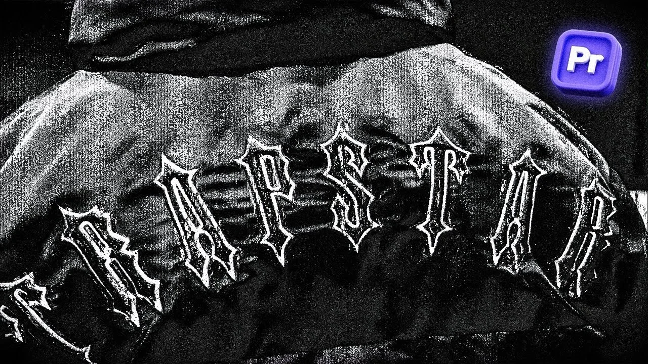 BLACK & WHITE GLITCH EFFECT