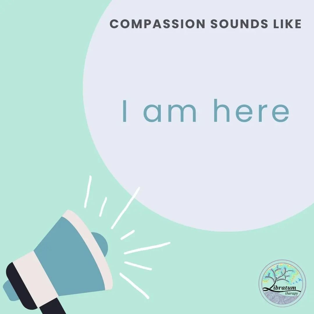 In previous posts I spoke about how compassionate statements sound like:

&lsquo;Stop!&rsquo;
&lsquo;I can see that you&rsquo;re scared and you&rsquo;ve got this!&rsquo;
&lsquo;I am sorry this is so hard&rsquo;
Compassion can also sound like: &lsquo;