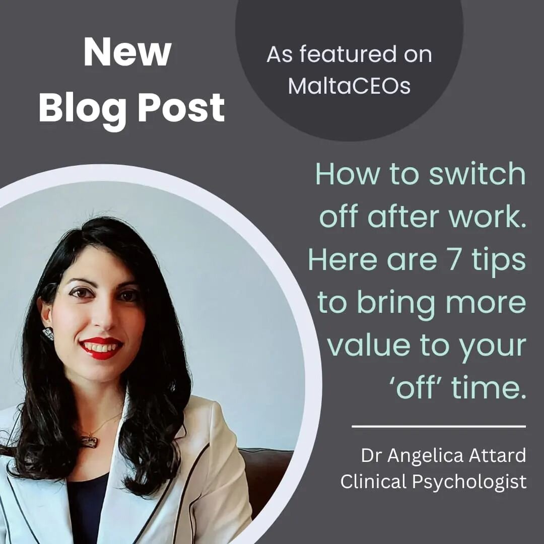 Struggling to switch off after work? You are not alone. This can be a common problem that comes with having complex human brains that are capable of replaying and imagining what played out in our day and that is biased to focus on what has gone wrong