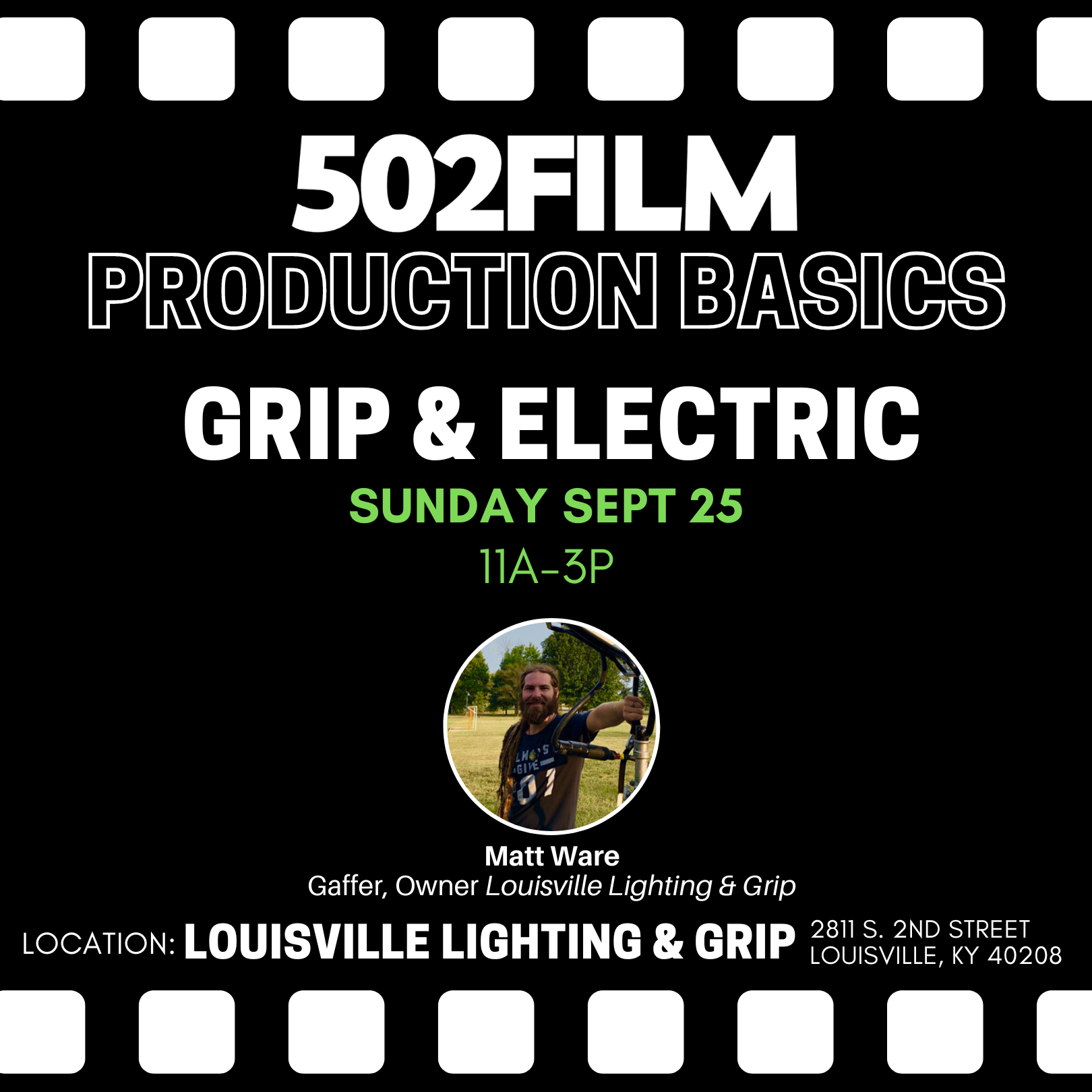 Grip, Lighting & Electric -x