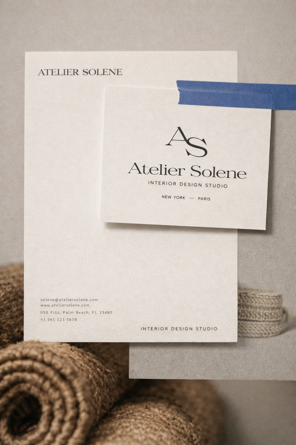 Atelier Solene — Interior Design Branding Case Study