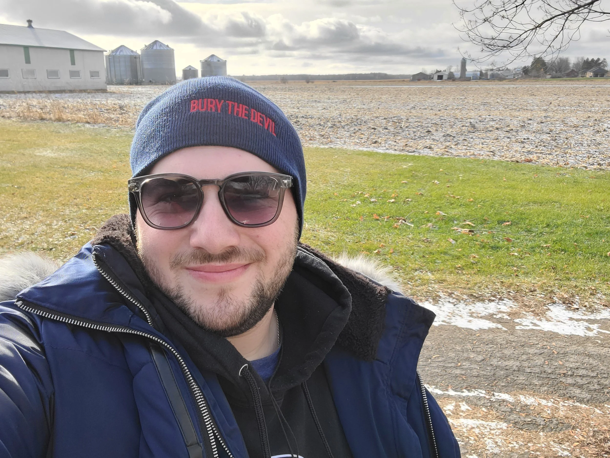 In Lachute, for "Bury the Devil" shoot, Fall, 2024