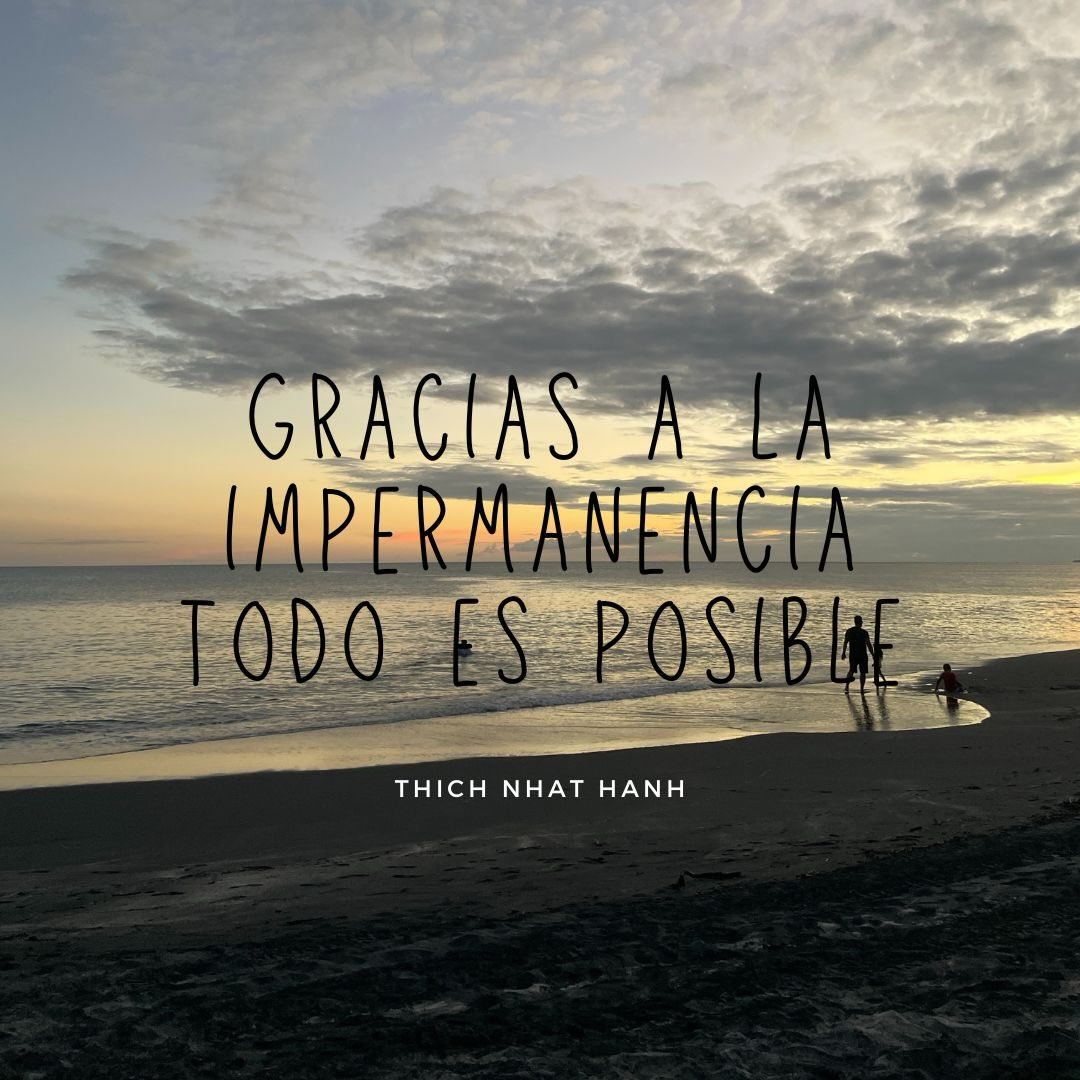 Gracias lunas y soles, mareas y estaciones, porque me recuerdan que nada es para siempre y que abra bien los ojos y el coraz&oacute;n.

Gracias a mis a&ntilde;os por regalarme paciencia y a mi impaciencia por moverme siempre de lugar. 

Gracias imper