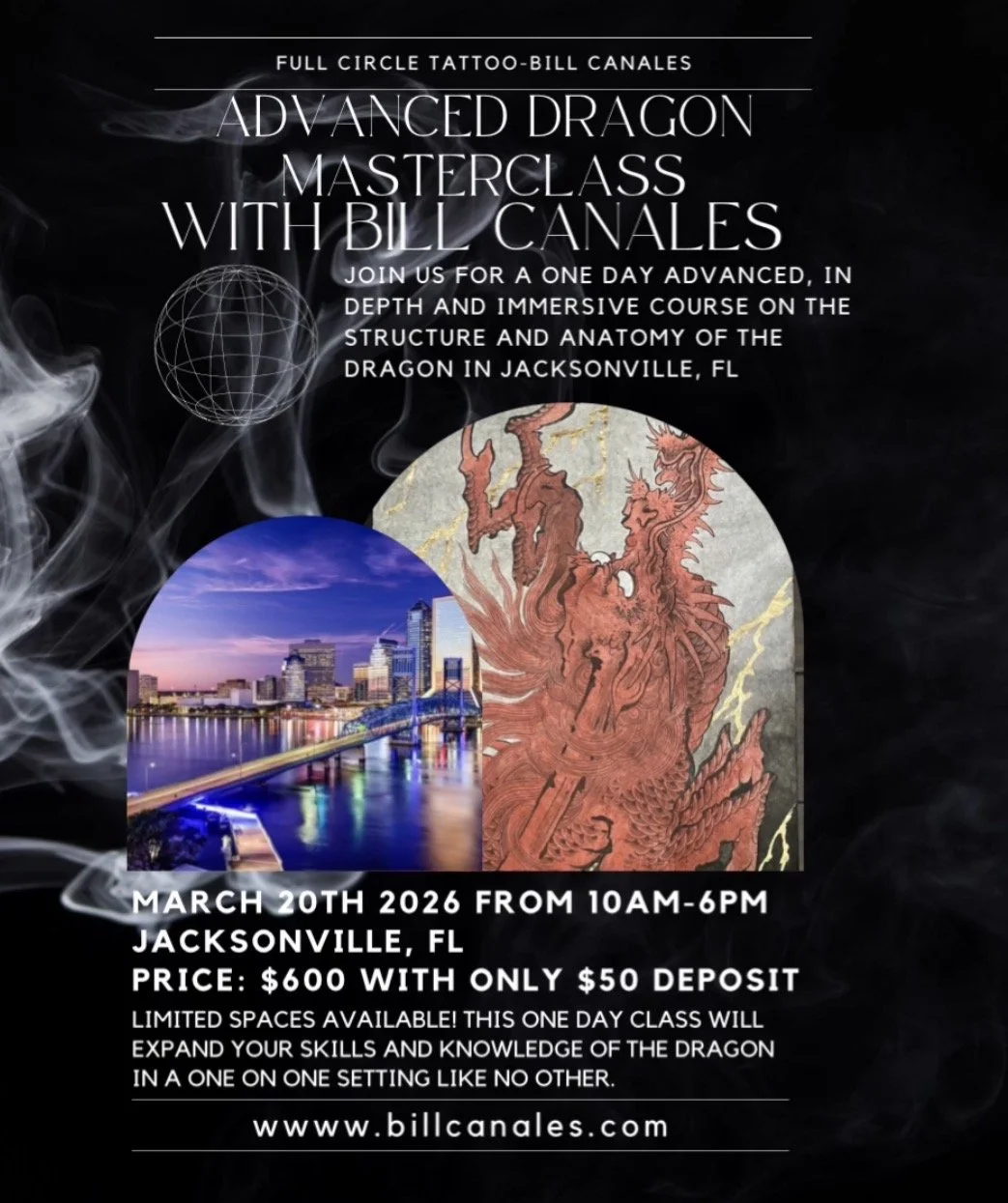 MARCH 20TH JACKSONVILLE, FLORIDA- ‘DRAGON WORKSHOP’