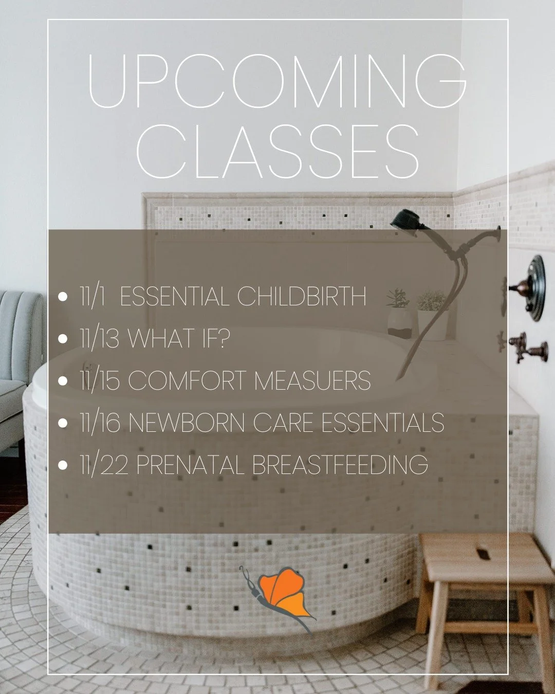 💥 Upcoming classes for November

🌿Classes are open to any expectant parents in the Portland area- not just Andaluz clients! 

Book a class on our website at waterbirth.net/classes or via the link in our bio

#birthcenter #childbirtheducation #pdxpa