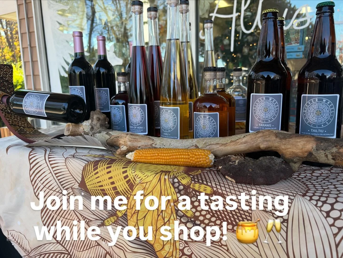 Join me this Thursday at the @thefamilyroomlaytonsville for their Thursday sip n shop. I&rsquo;ll bring a little bit of cider and meads, and maybe a wine or some tinctures to taste. Come connect and get a lot of people checked off of your holiday sho