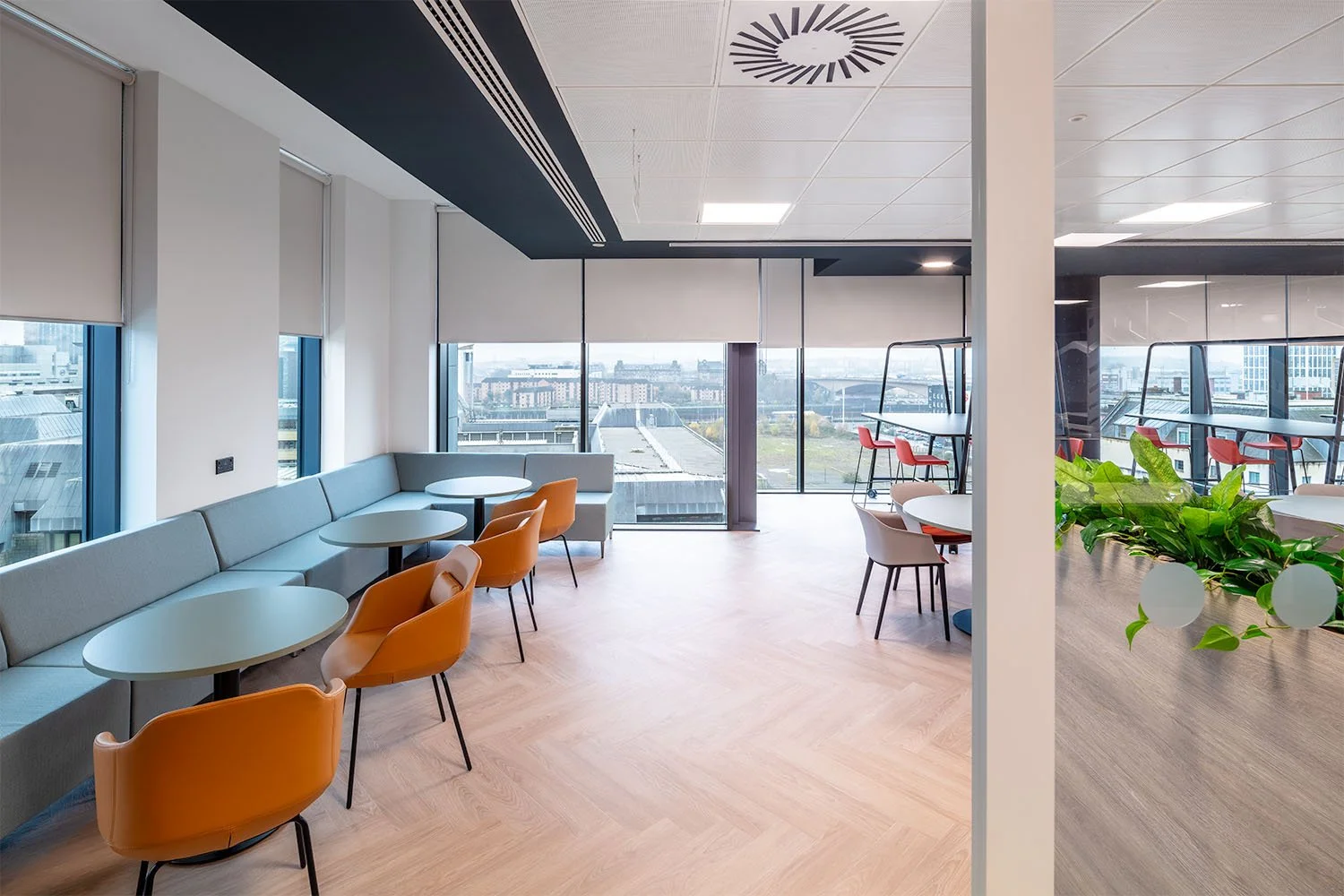 Office break out and lunch area