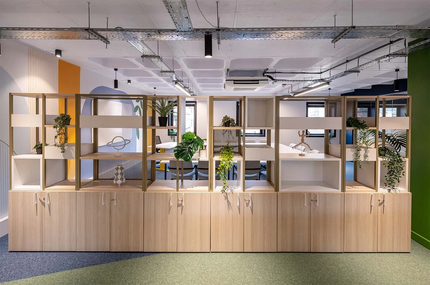 Open shelving