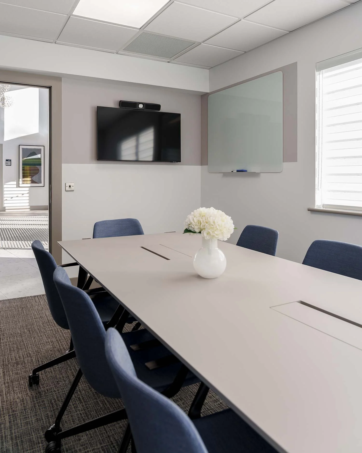 Meeting boardroom area