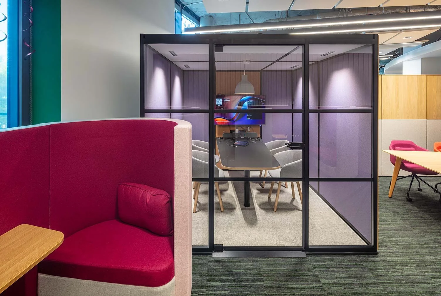 A vibrant and flexible workspace for AskBio — Amos Beech