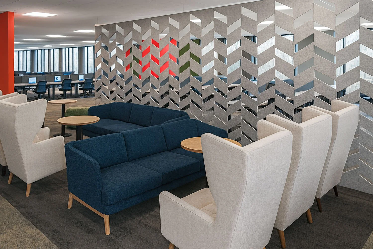 3d Visuals CatB office fit out Argyle street Glasgow