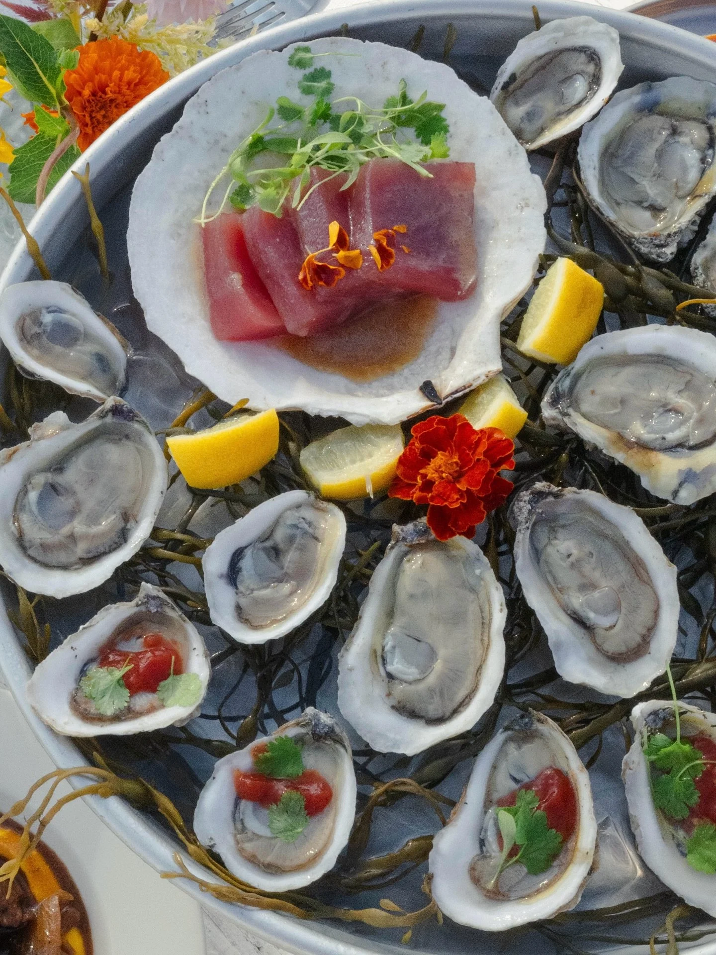 Start the week in style: $1 oysters - every Monday. 🦪

📸 @carlinsvision 

#shuckyeah #fromfarmtotable #farmtotablenj #jerseyfresh #barnegatnj #chefpablotoxqui #hautefeast
