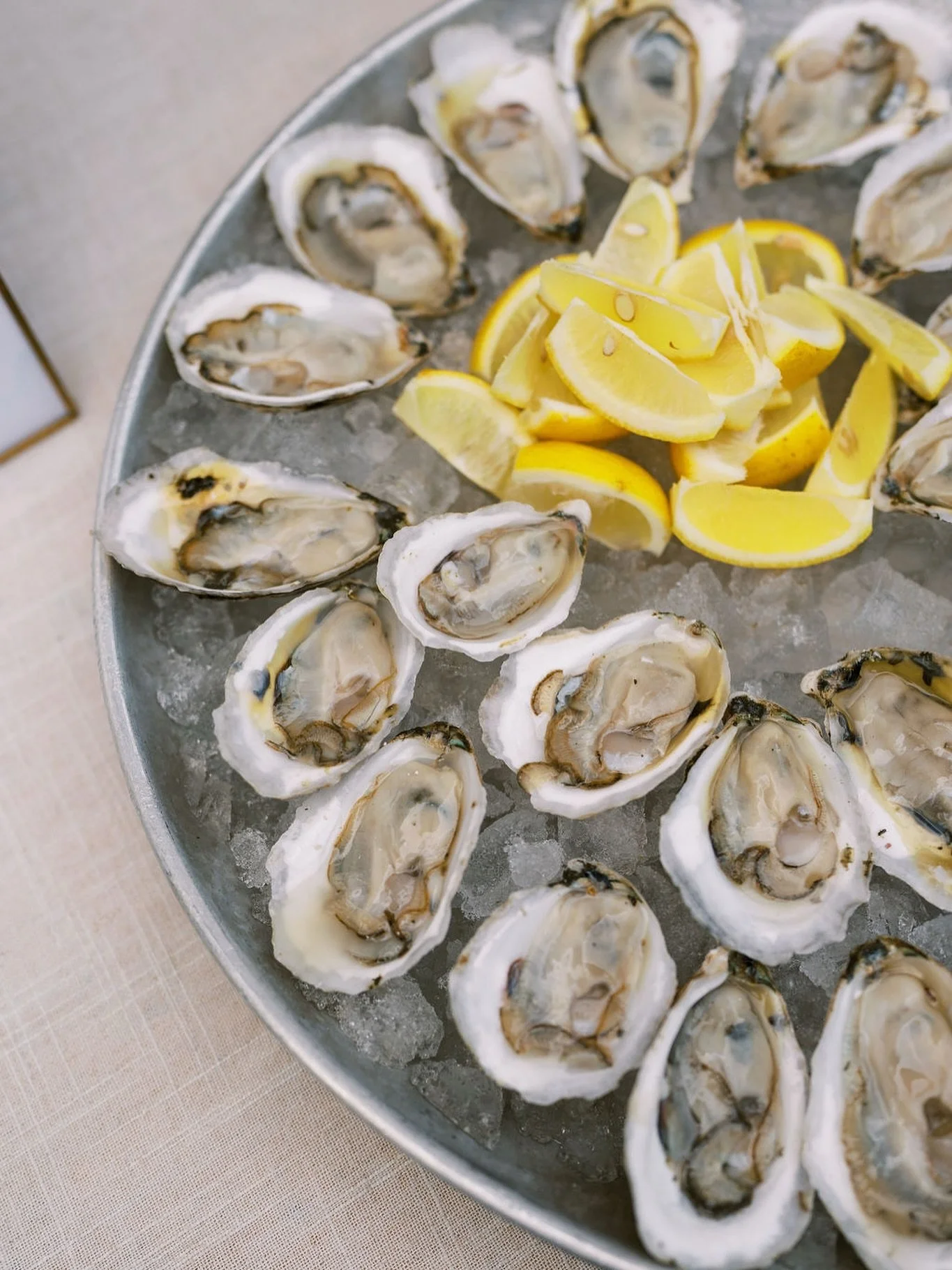 Shuck it - it&rsquo;s Monday. $1 oysters 🦪 fresh from the bay 12-5pm. 

📸 @alyssamanciniphoto 

#shuckyeah #damnthatsdelish #farmtotablenj #fromfarmtotable #jerseyfresh #barnegatnj #chefpablotoxqui #hautefeast