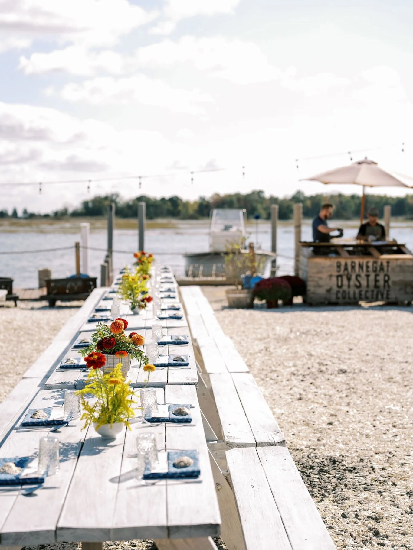 The season starts in 28 days. 

Barnegat Bay. Open-fire cooking. Day boat fish and Forty North oysters farmed right here in this water.  Plus our new farm market - opening up Memorial Day Weekend. 

We have been building towards this one all winter. 