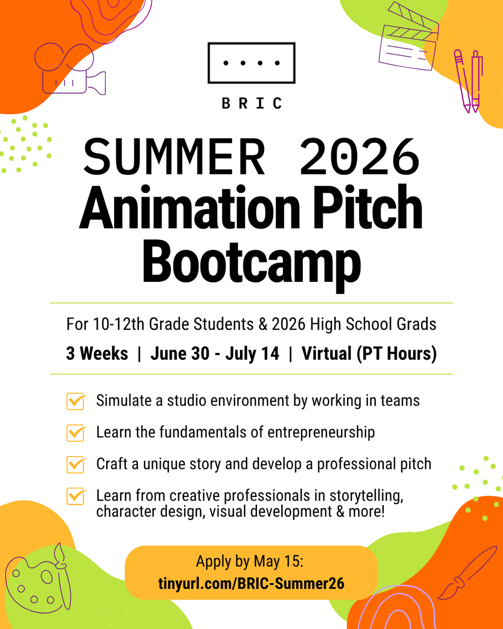 Summer 2026 Bootcamp — The BRIC Foundation