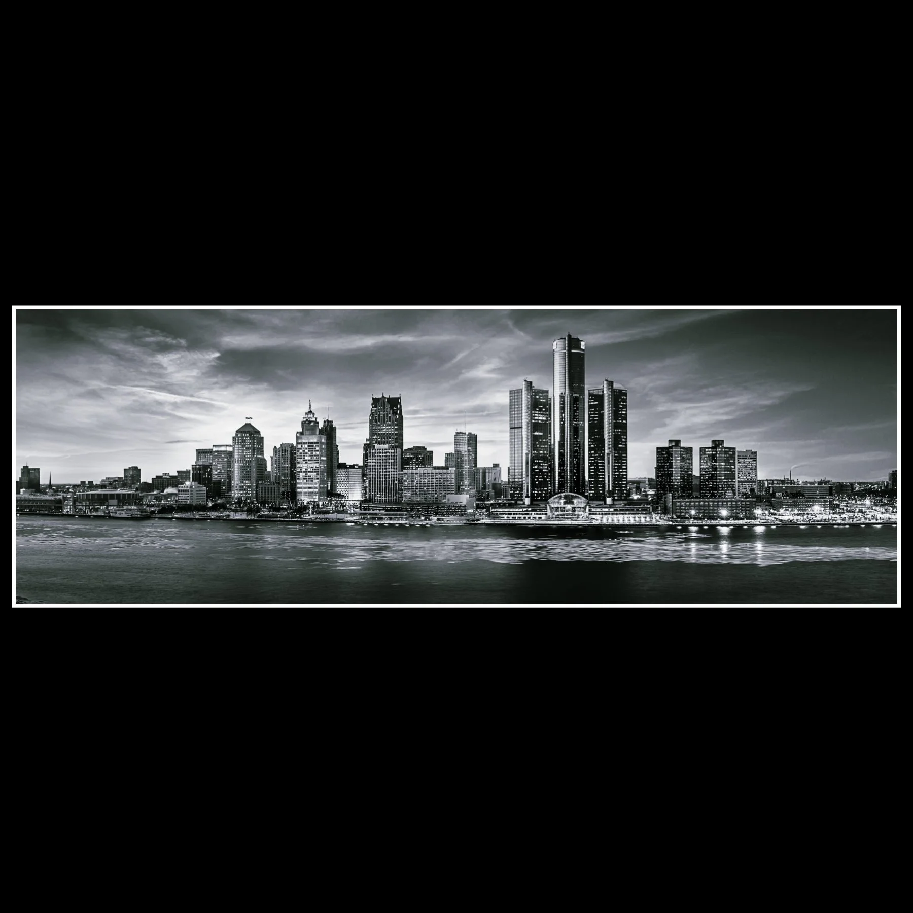 DETROIT SKYLINE PANORAMA