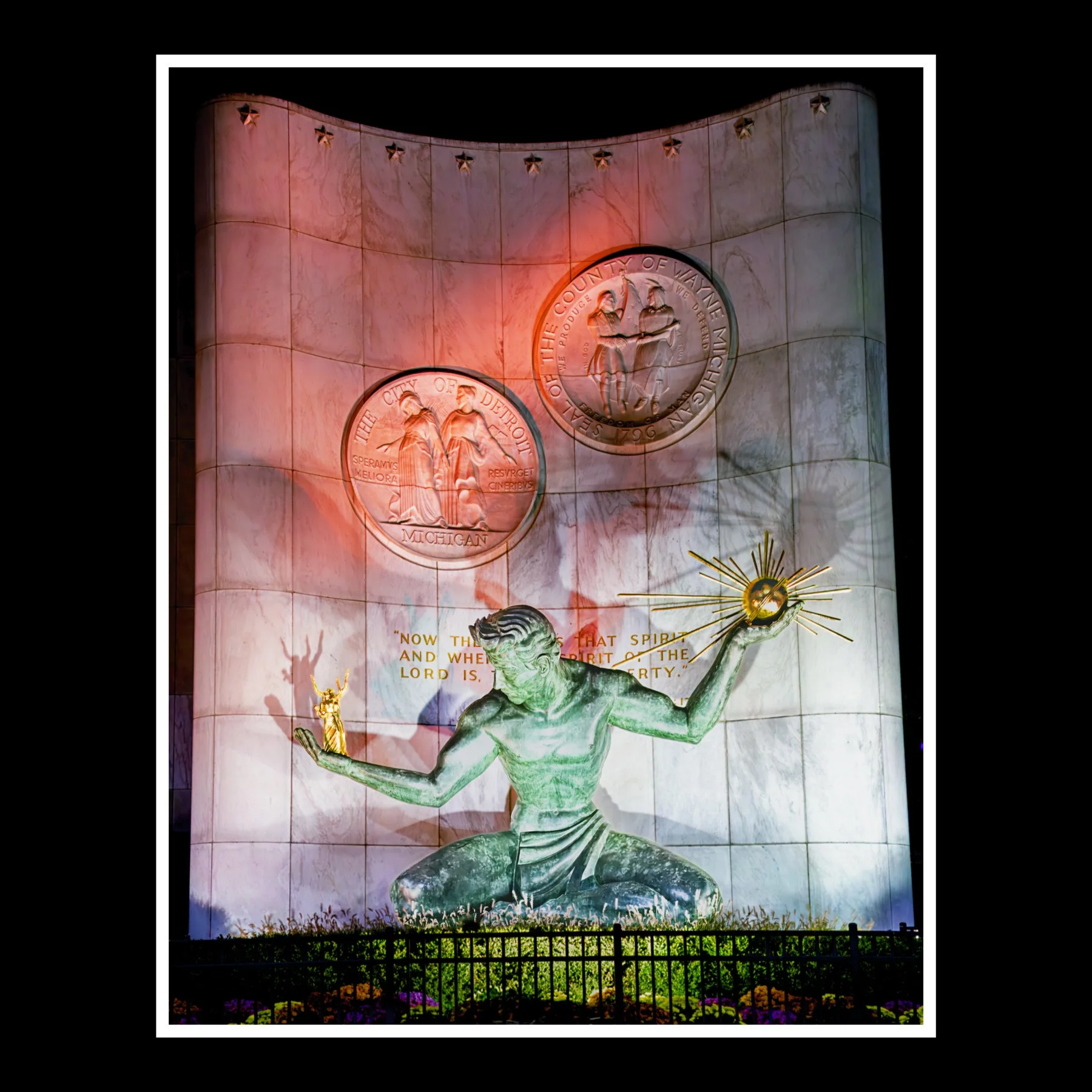 SPIRIT OF DETROIT - VERTICAL