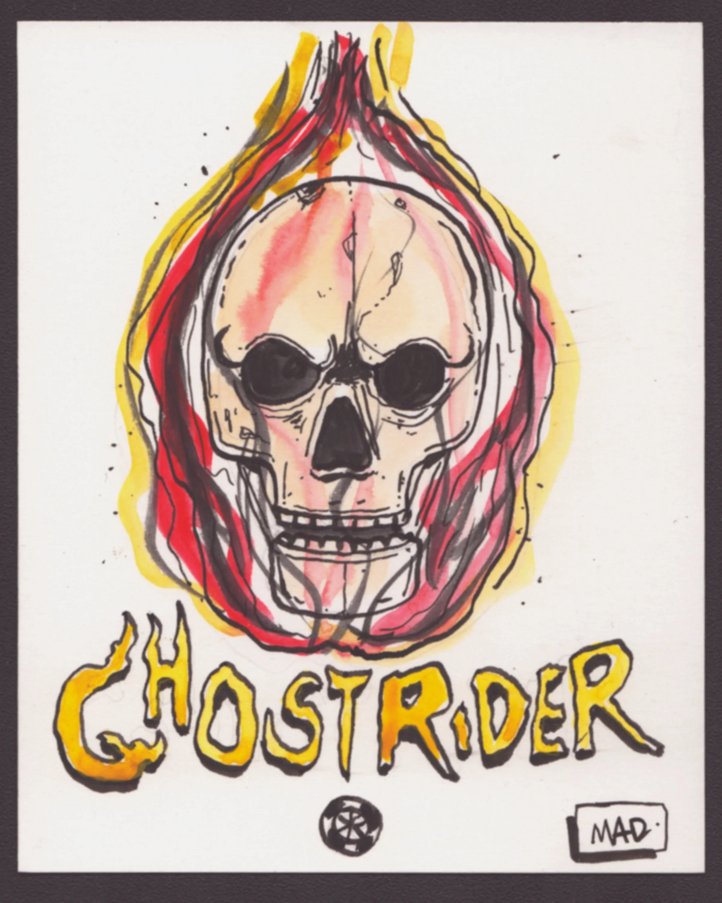 5" x 4" Watercolor Headsketch