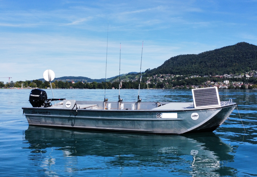 Fischerboot Thunersee mieten, Boot mieten Berner Oberland, Angelboot Schweiz, Bootsvermietung Thunersee, Freizeitboot mieten, Bootsausflug auf dem Thunersee.