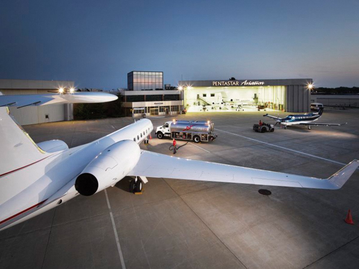 Pentastar Aviation (KPTK) Hangar