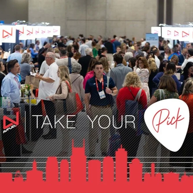 Avfuel’s Ready to Strike a Chord at SDC2023 With “Take Your Pick” Promotion