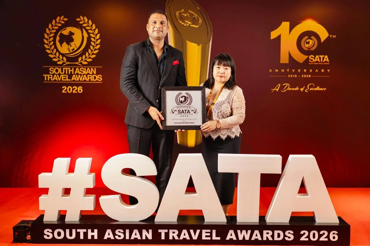 IFOS Aviation Group Wins the Leading Passenger Sales Agent Award at the South Asian Travel Awards 2026