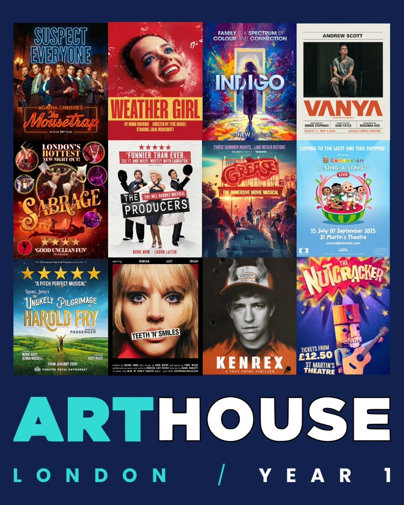 ARTHOUSE London is ONE 🎉 - thank you to all our brilliant clients and partners for sharing this journey with us.  See you in year 2. 🇬🇧