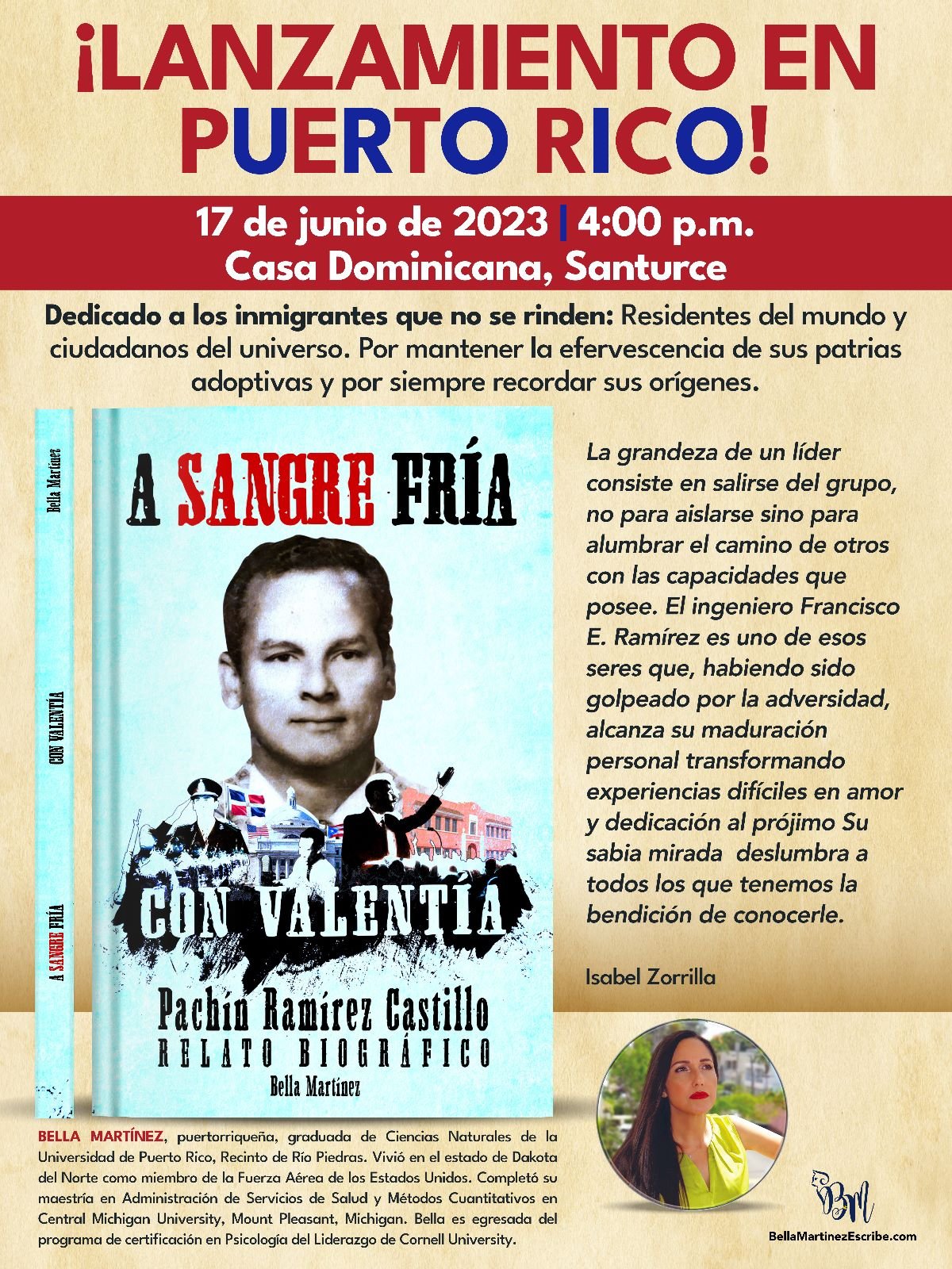 A Sangre fría, con valentía