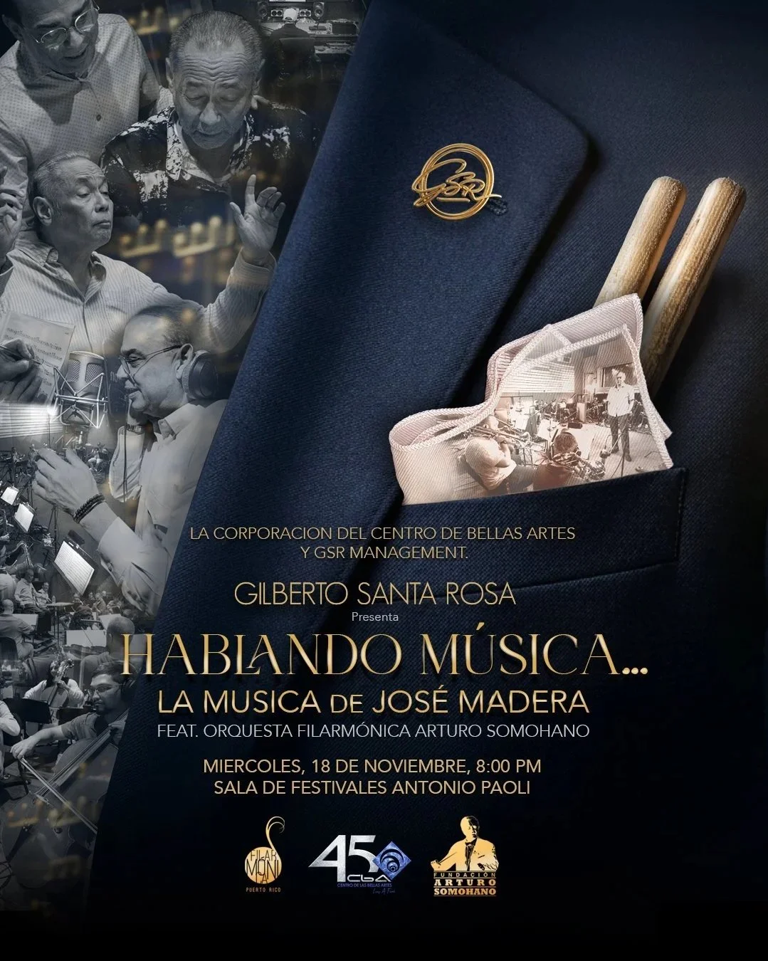 “Hablando música”: Gilberto Santa Rosa lleva al escenario su homenaje a José Madera