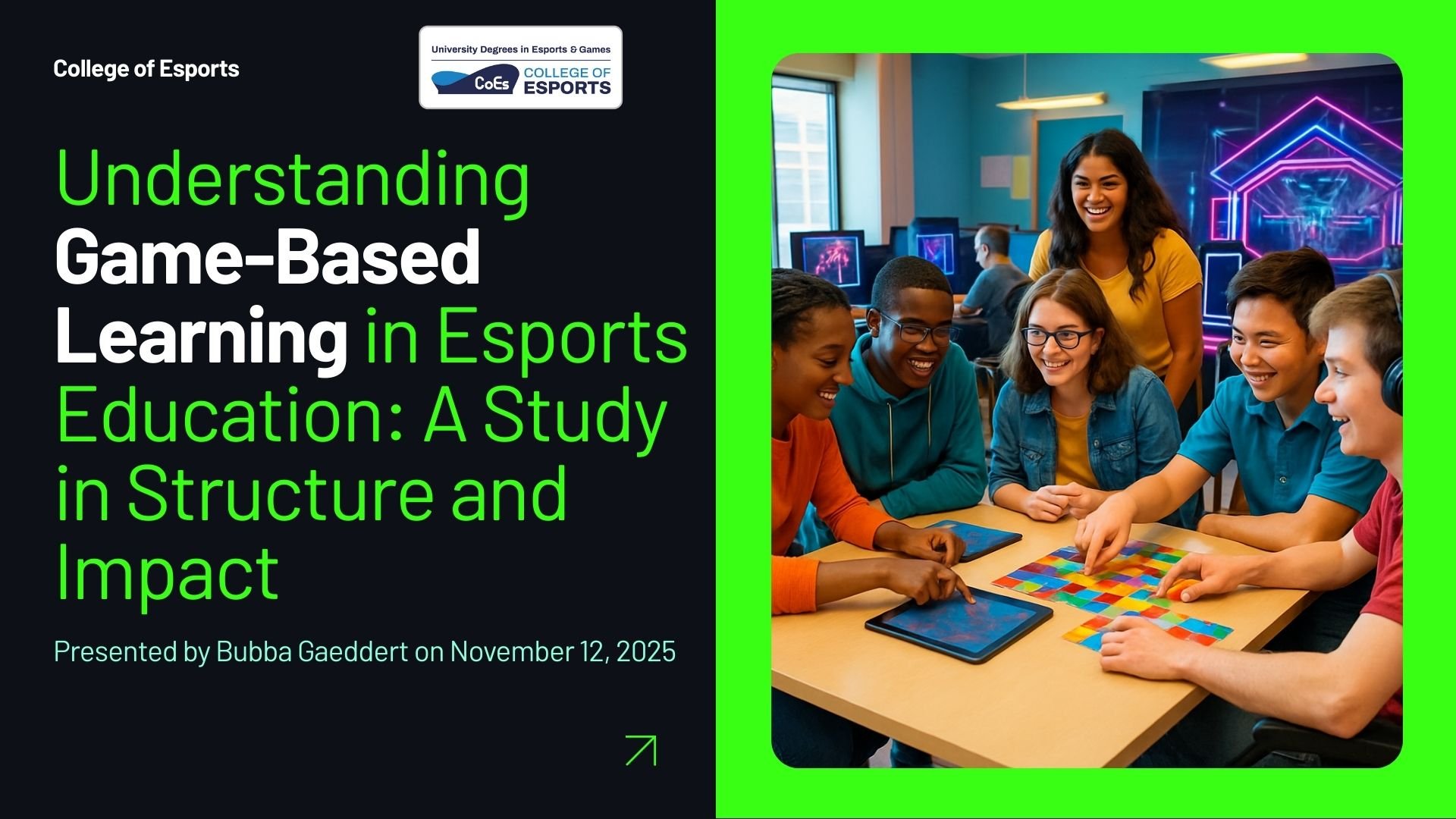 Understanding Game-Based Learning in Esports Education: A Study in Structure and Impact