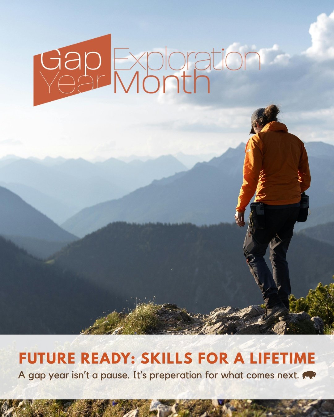 October is 𝗚𝗮𝗽 𝗬𝗲𝗮𝗿 𝗘𝘅𝗽𝗹𝗼𝗿𝗮𝘁𝗶𝗼𝗻 𝗠𝗼𝗻𝘁𝗵, and we&rsquo;re excited to celebrate alongside the Gap Year Association! This year&rsquo;s theme, Future Ready: Skills for a Lifetime, is a reminder that a gap year can be about so much mo