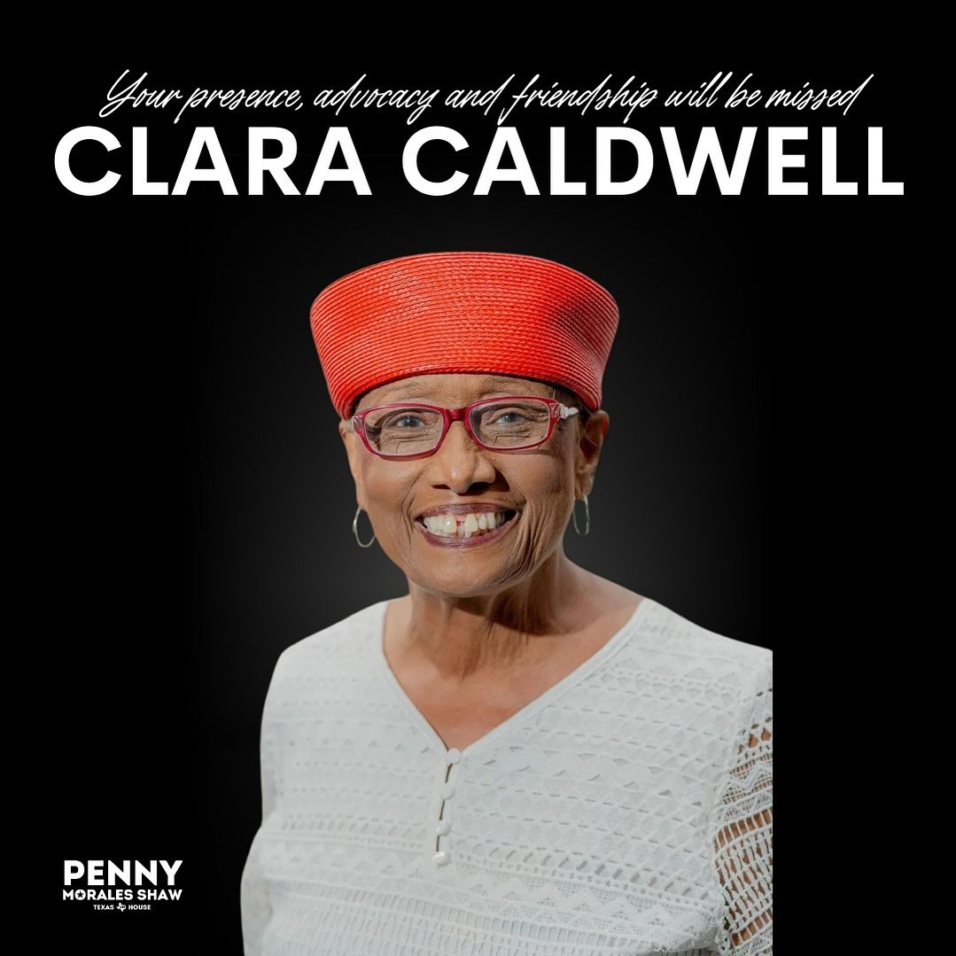 Our friend and fellow fighter for democracy, Clara Caldwell, has left our presence, but not our hearts. Rest in Peace.