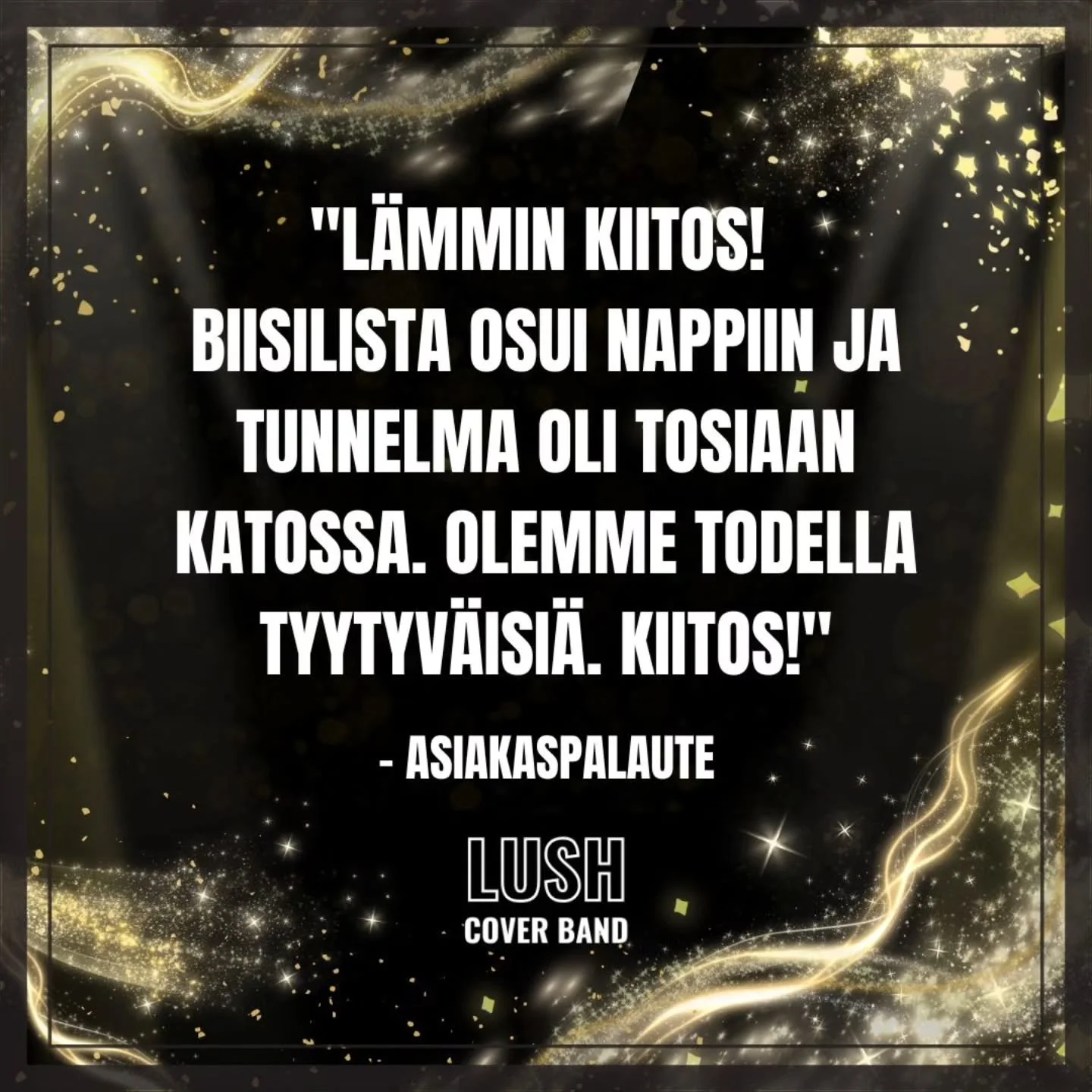 Niin se vaan starttasi kymmenes vuosi n&auml;it&auml; hommia! ✨️

Kiitos siit&auml; kuuluu asiakkaillemme! Kiitos, ett&auml; saamme tehd&auml; t&auml;t&auml; ty&ouml;t&auml;. Toivottavasti saamme keikkailla my&ouml;s seuraavat kymmenen vuotta. 🙌🏽

