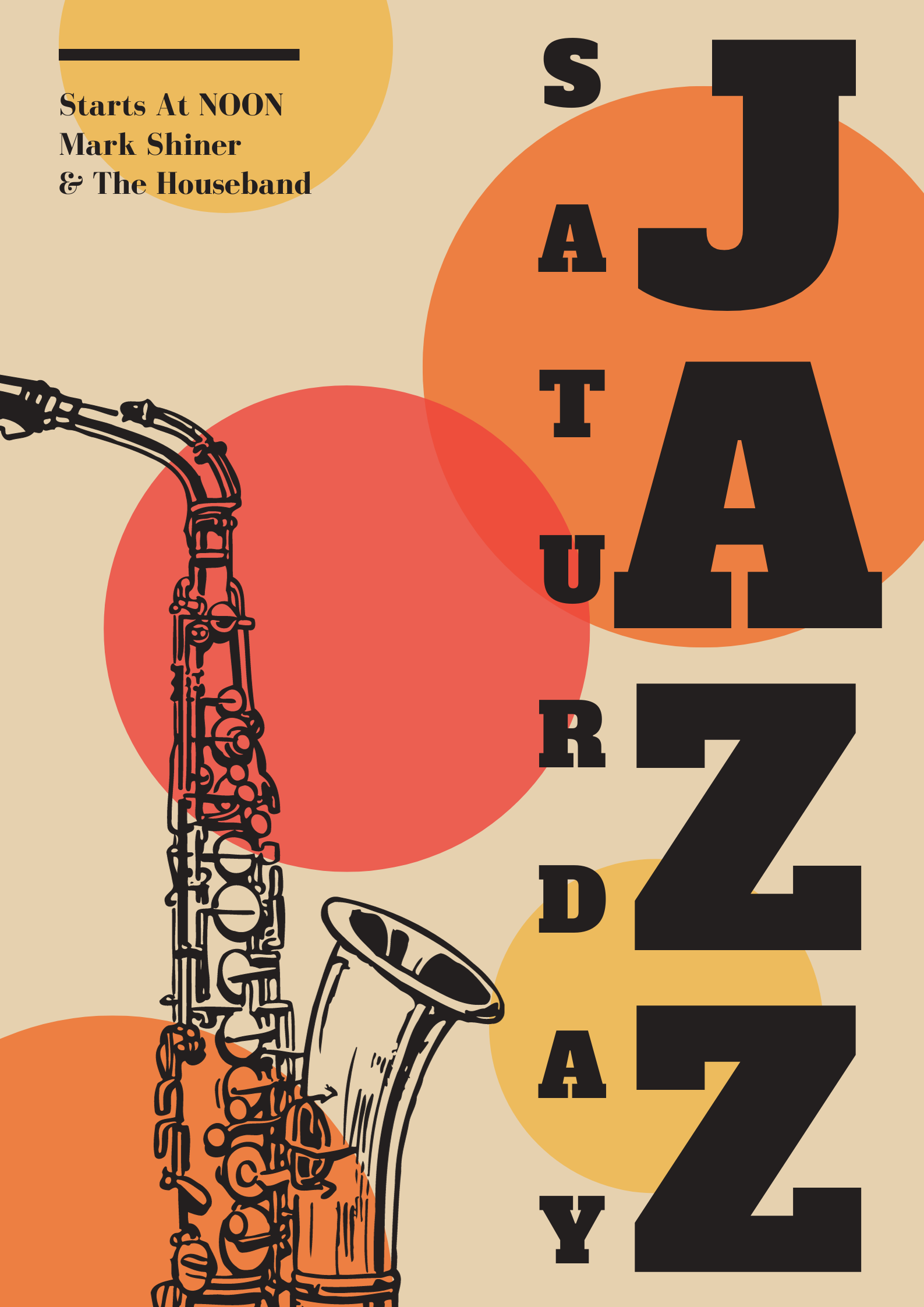 Beige Colorful Vintage Jazz Quote Poster.png