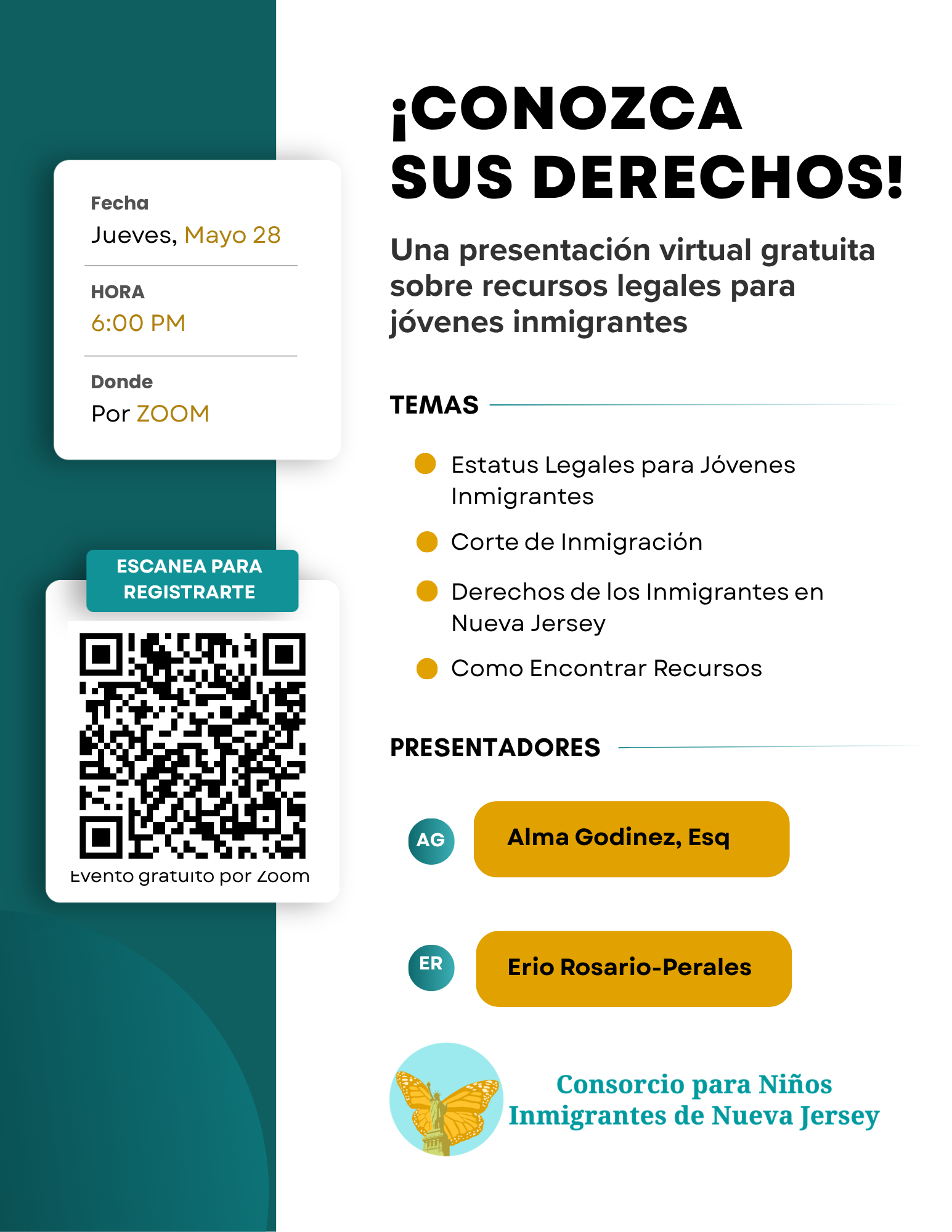 ¡CONOZCA SUS DERECHOS!
