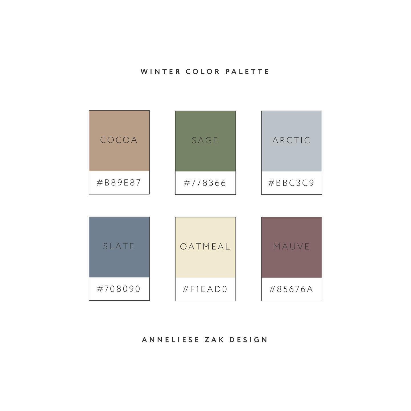 Winter color palette 🌲 

Oftentimes when I create a color palette, I draw inspiration from photography &ndash; it captures a moment that encapsulates meaning which can be translated to different art forms such as a color palette 🎨 

My favorite sto