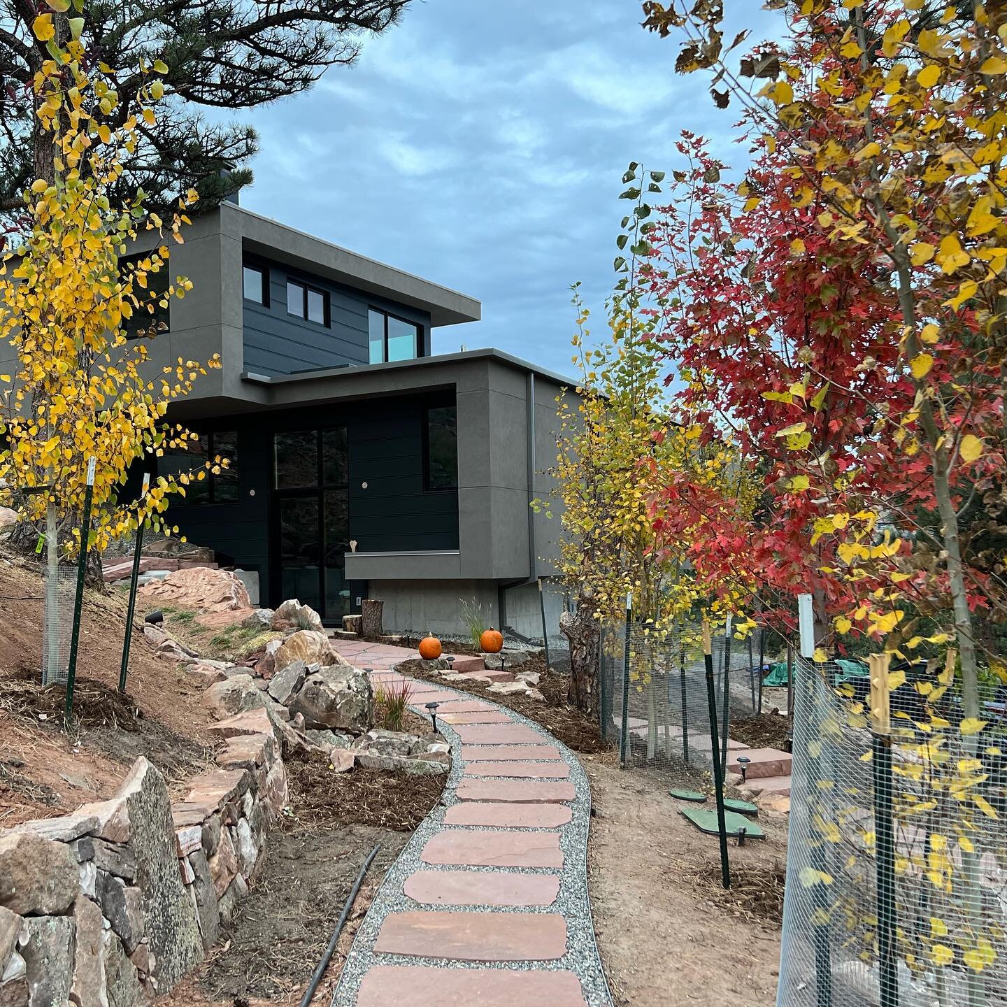 Since early May I&rsquo;ve been working with these incredible guys - once a week in their off day - to build out the landscaping and walkways around the house and event space. I heard the rustle of my own Aspen leaves this Fall. It&rsquo;s been quite