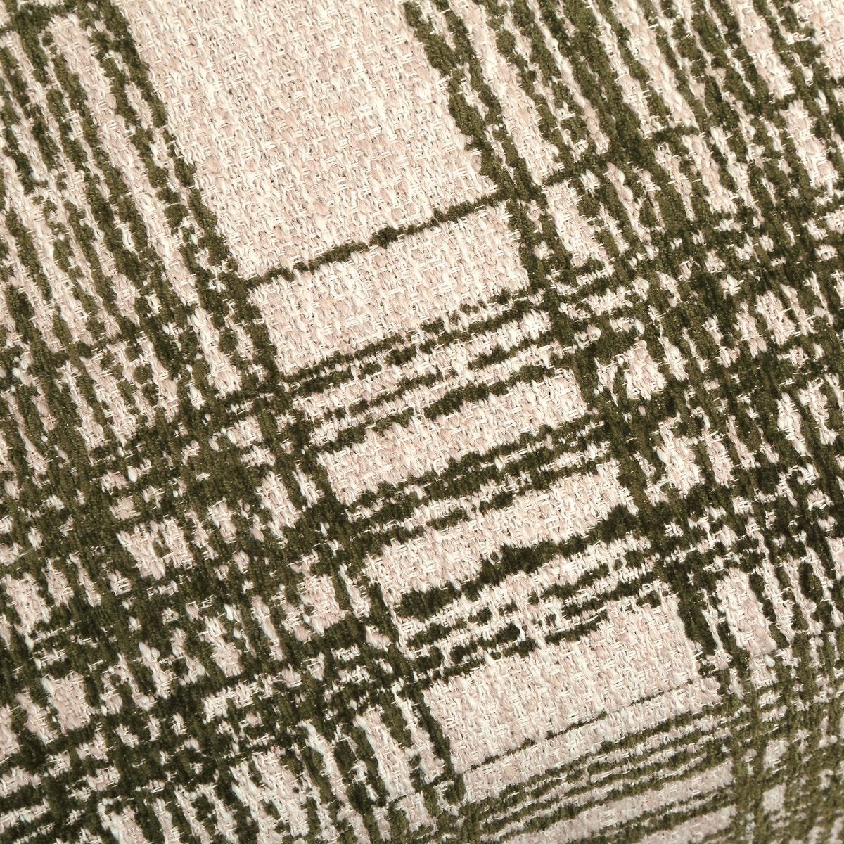 Joie ottoman showcasing plush seat and durable 15,000 double rub fabric