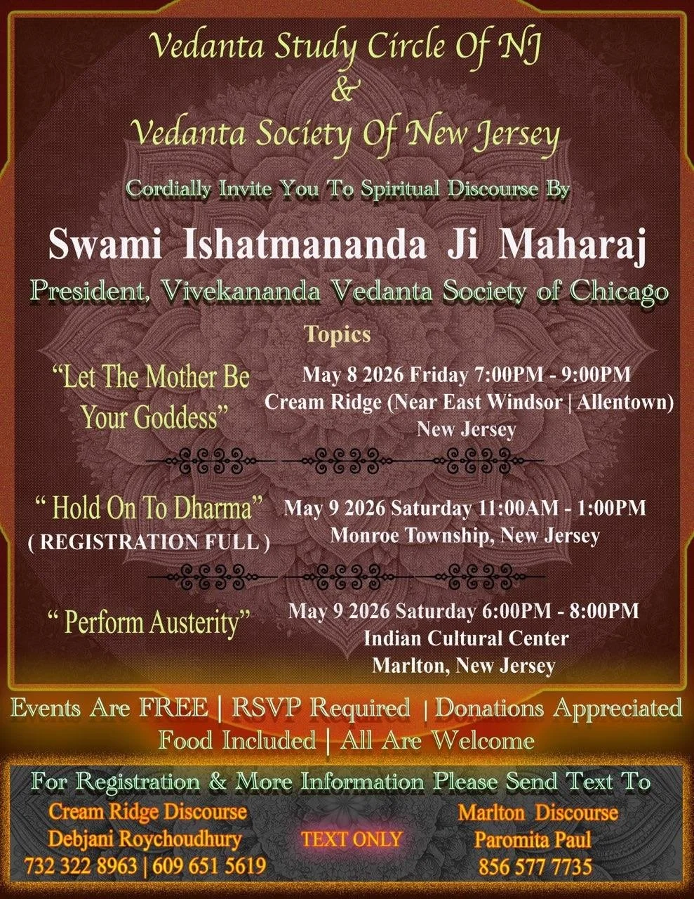 Spiritual Discourse by Swami Ishatmananda Ji Maharaj