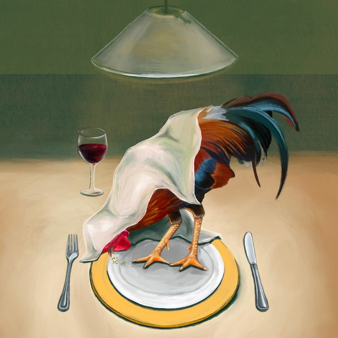 Unveiling culinary mystery with our 'Gallo Tapado' - a taste adventure.