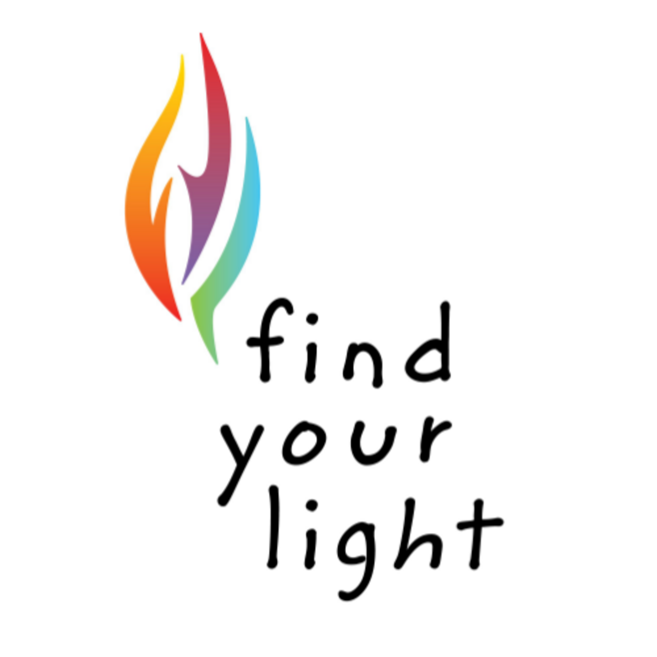 Find your light foundation logo with fire symbol