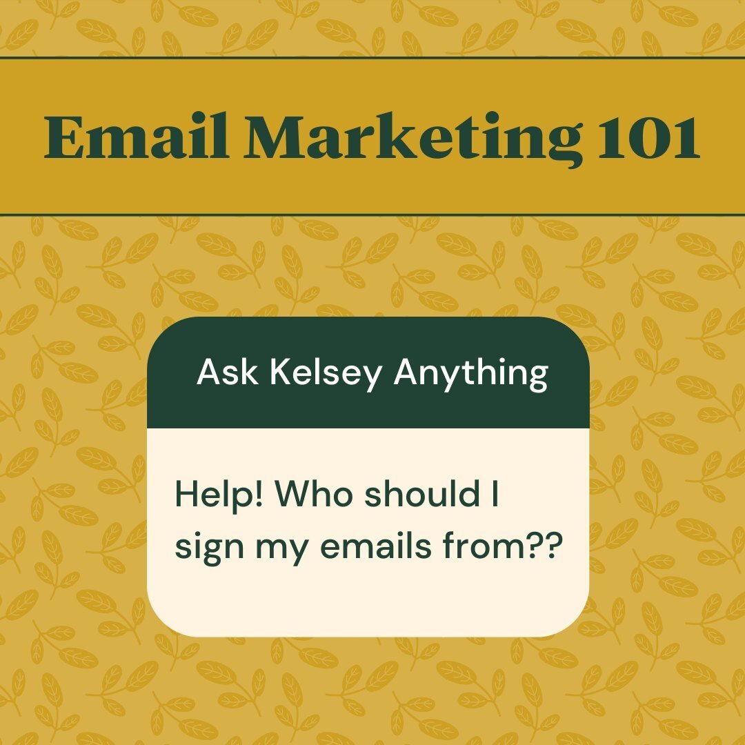 I get asked so. many. questions about email marketing&hellip;⁠
⁠
And it's definitely my fave part of marketing ✨⁠
⁠
(so much so, I might pivot my entire business to focus on it&hellip; 👀)⁠
⁠
But in the meantime, I'm starting a new series to educate 