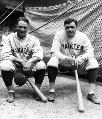 Lou Gehrig, and Babe Ruth