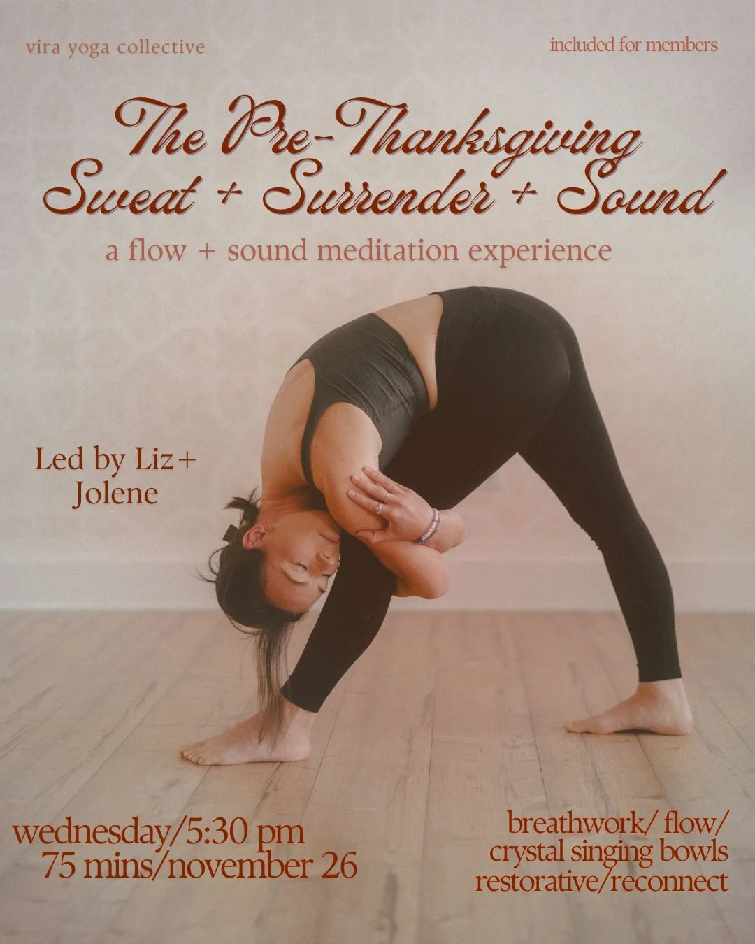 The Pre-Thanksgiving Sweat + Surrender