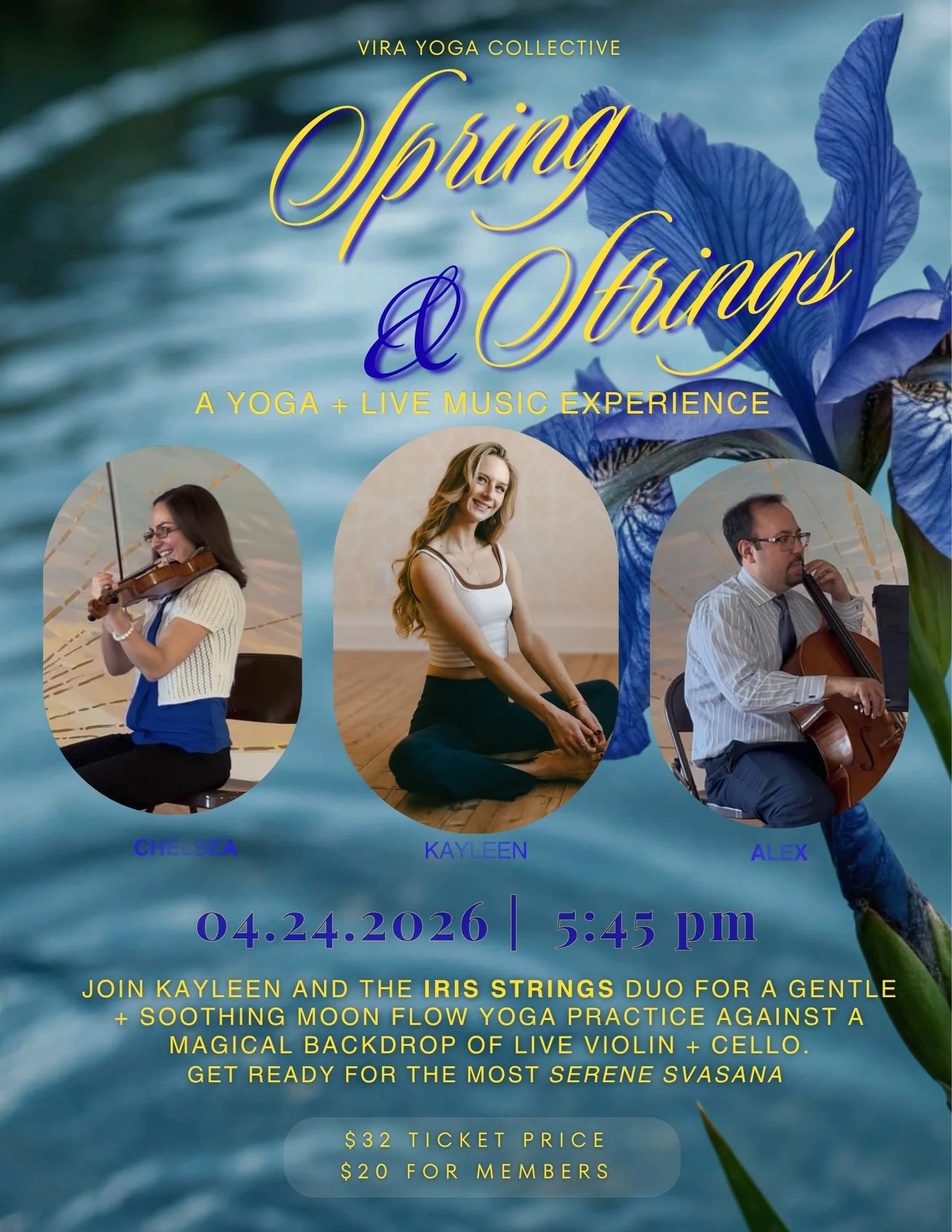 🪻🎻 Spring + Strings: A Yoga & Live Music 🎻🪻