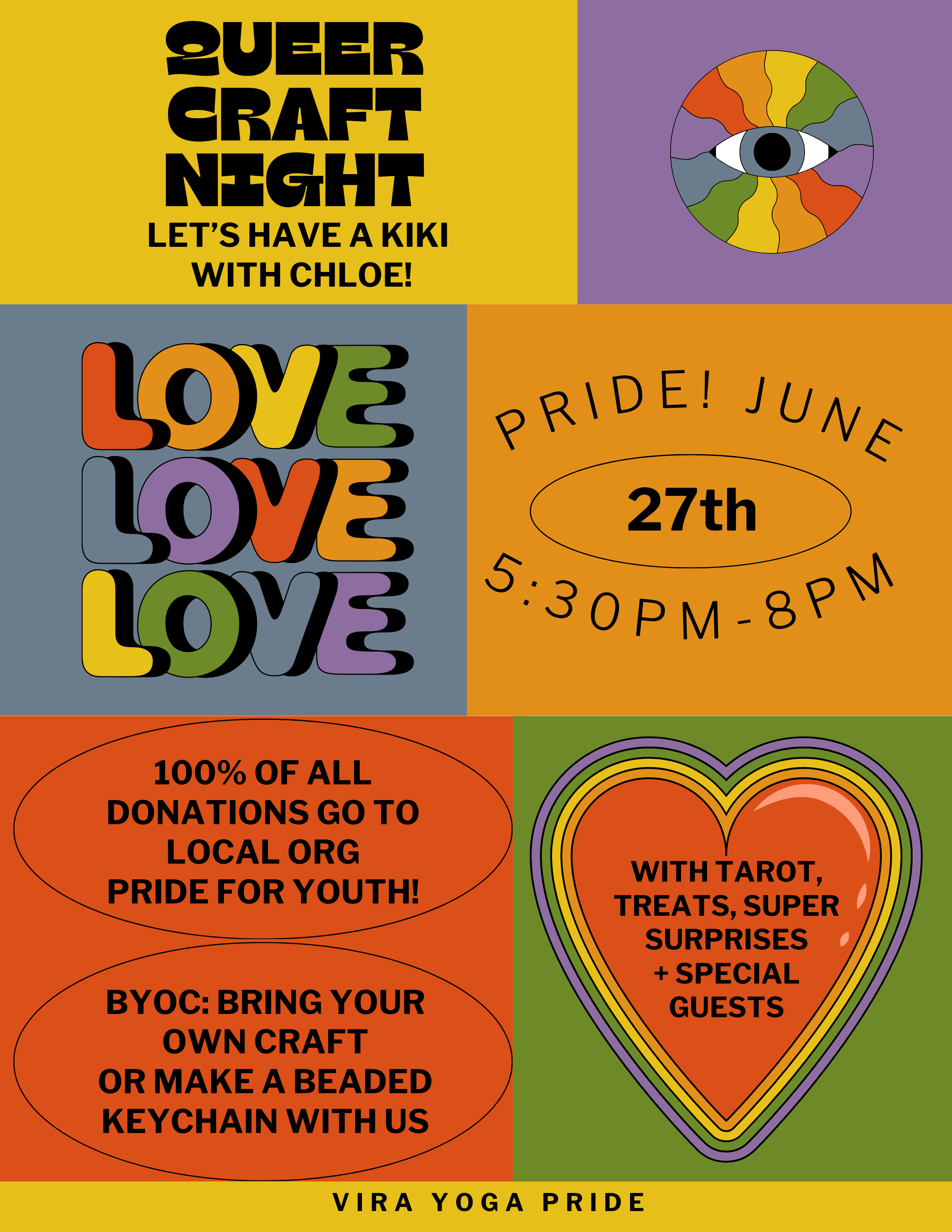 Queer Craft Night: let's have a kiki! Party + Fundraiser 🌈