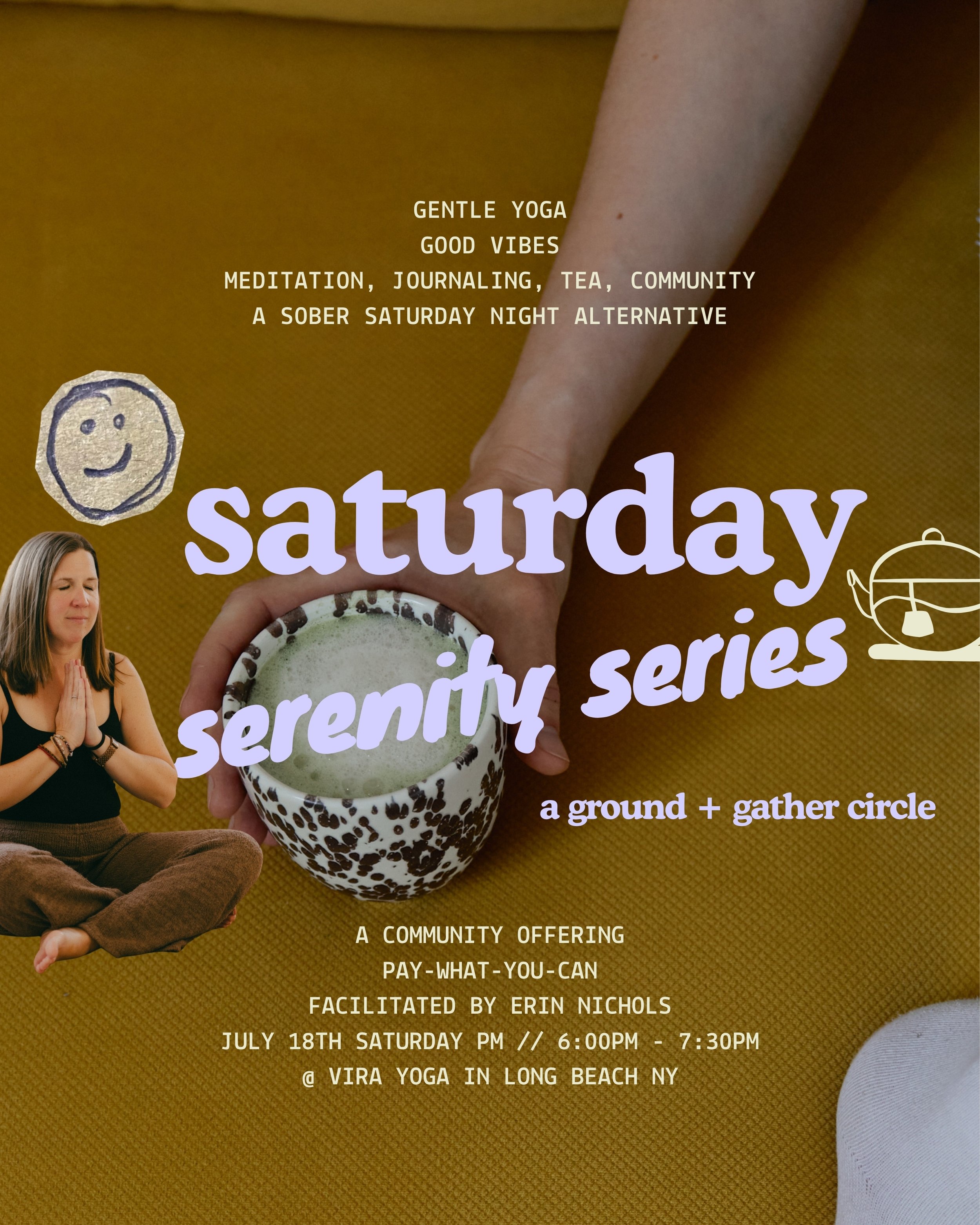 Saturday Serenity Series: a ground + gather circle