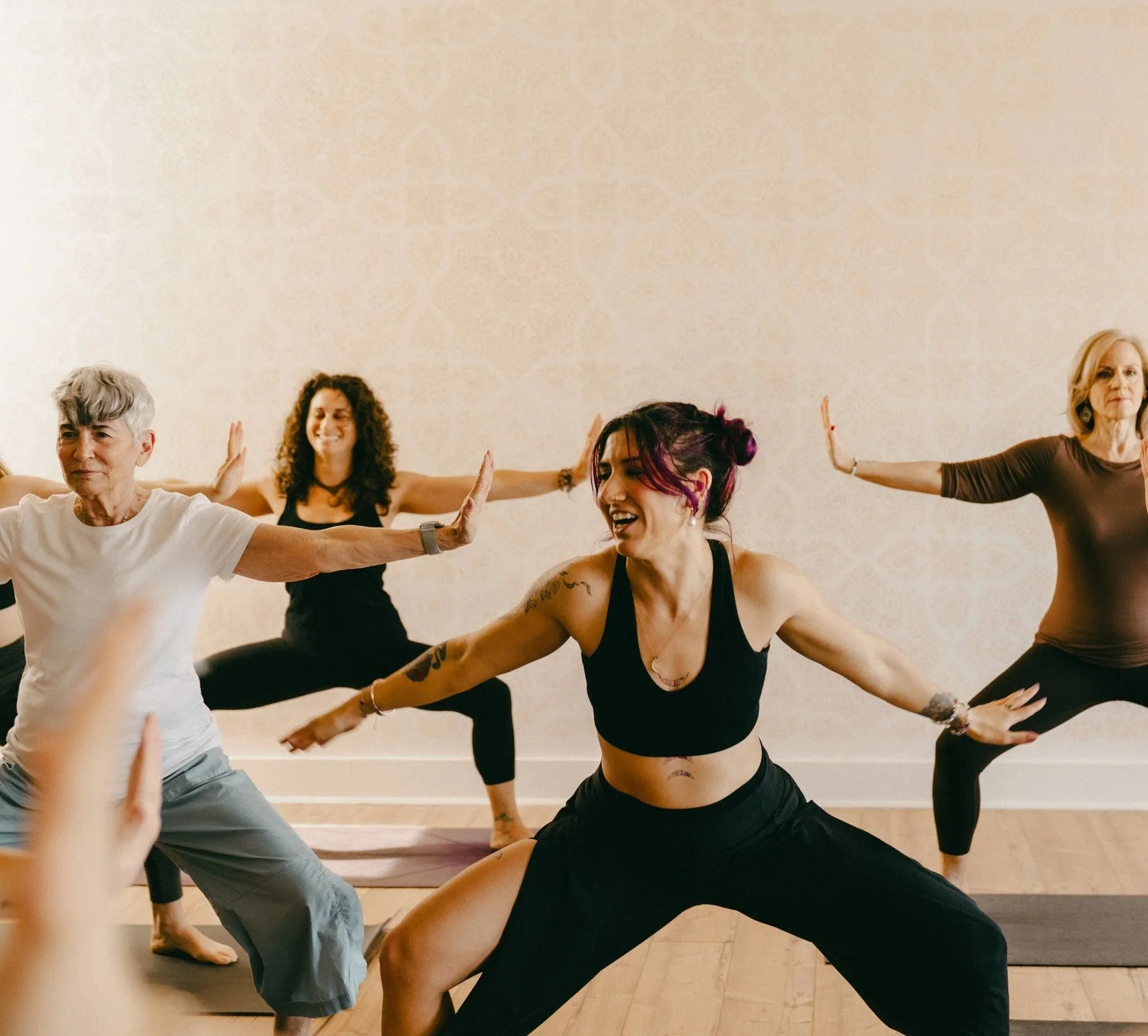 Open level Classes at Vira Yoga Collective in Long Beach, NY.